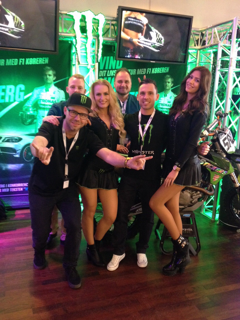 bfi tradeshow kolding denmark monster energy girls monstergirls